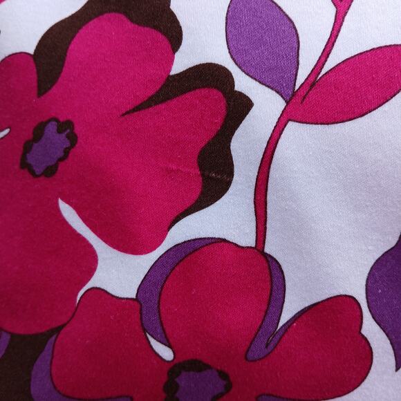 Breakin' Loose Fit & Flare Floral Dress size 12 cotton spandex princess seams - Picture 14 of 15